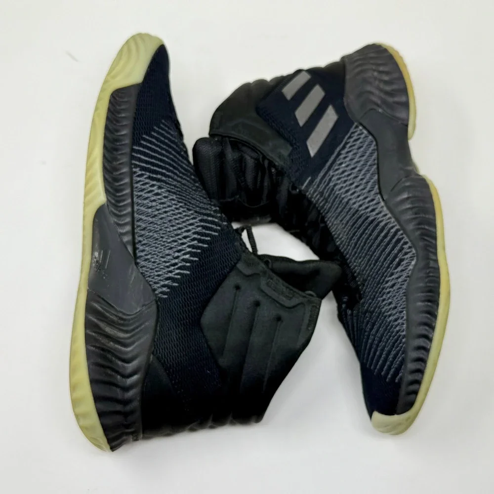 Adidas Pro Bounce 2018 Basketball Shoes Men's 11.5 Black Mid Top B41861